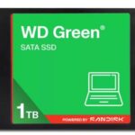 Unidad de estado Solido WD GREEN, 1TB, 2.5, 400 MB/s Escritura, 500 MB/s Lectura, SATA III