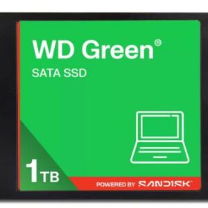 Unidad de estado Solido WD GREEN, 1TB, 2.5, 400 MB/s Escritura, 500 MB/s Lectura, SATA III