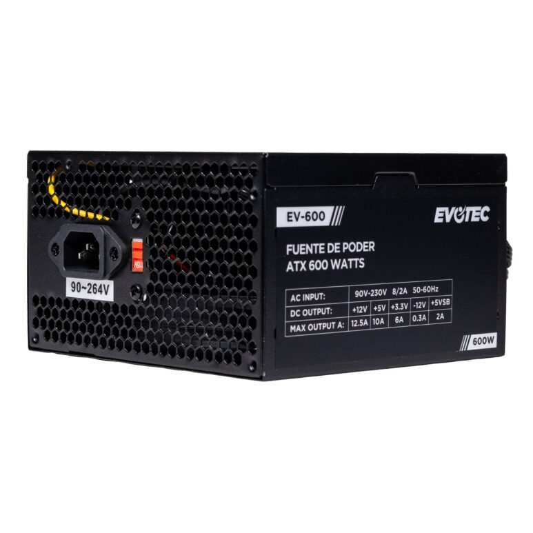 Fuente De Poder EVOTEC De 600W Ev-600 Fuente De Poder EVOTEC De 600W Ev-600