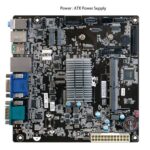 TARJETA MADRE ECS ADLN-I-N100, Intel Alder Lake N SoC, Intel N100 Alder Lake, 1 x SO-DIMM DDR4 2400 hasta 16GB, 2xSATA 6GB/s, 1xHDMI,1xVGA,1xDP, Mini ITX