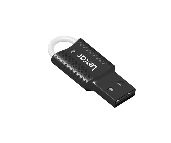 Memoria USB LEXAR 32GB, JumpDrive LJDV40-32GA, 2.0. Negro/Blanco