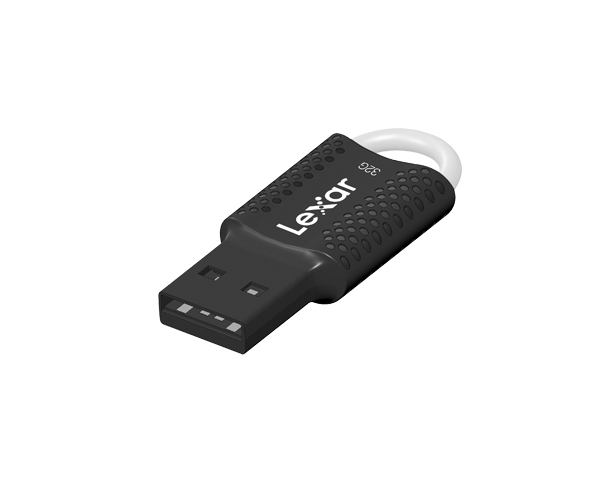 Memoria USB LEXAR 32GB, JumpDrive LJDV40-32GA, 2.0. Negro/Blanco