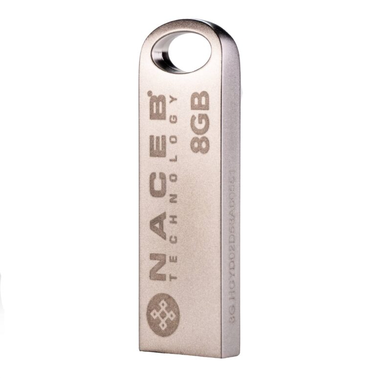 NACEB-USB-U106-20-8GB Interfaz USB 2.0 Capacidad 8 GB Velocidad de lectura 10–25 MB/s Velocidad de escritura 3–10 MB/s