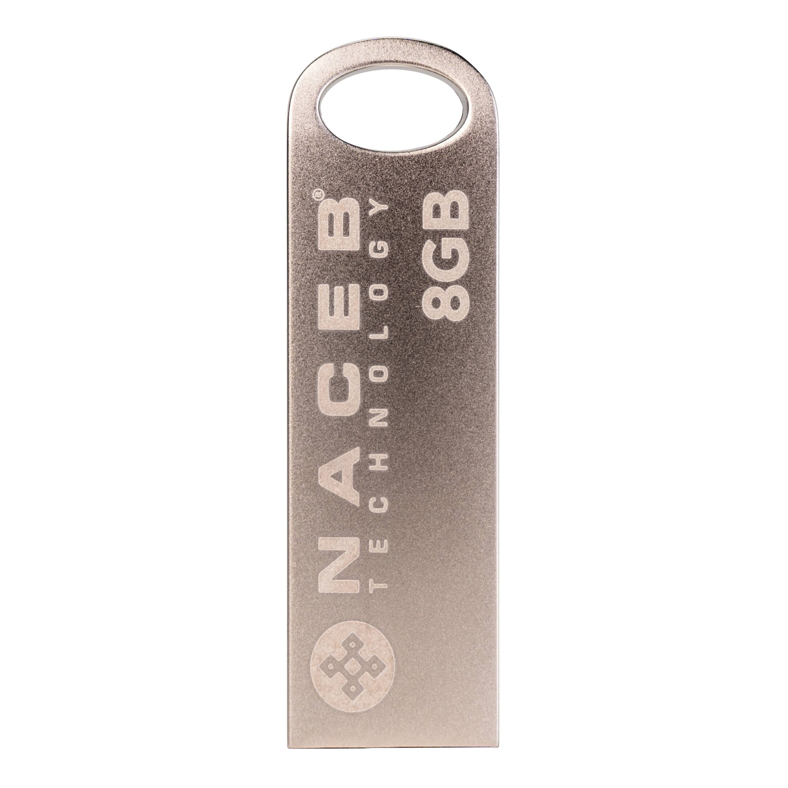 NACEB-USB-U106-20-8GB Interfaz USB 2.0 Capacidad 8 GB Velocidad de lectura 10–25 MB/s Velocidad de escritura 3–10 MB/s