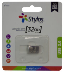 Memoria USB Mini 32GB Stylos. STMUS41S