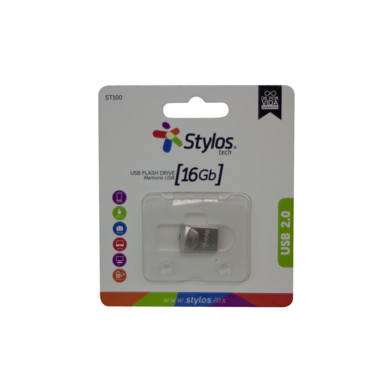 Memoria USB Mini 16GB Stylos. STMUS42S