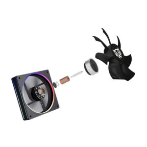 Enfriamiento de Aire BAMLAM RUSH HELIUX PRO HEX50 Sistema de enfriamiento de Aire, Disipador de aire, Iluminación ARGB