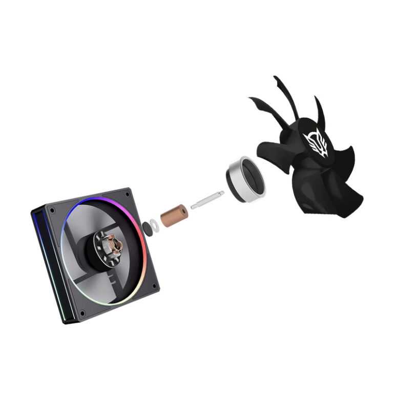 Enfriamiento de Aire BAMLAM RUSH HELIUX PRO HEX50 Sistema de enfriamiento de Aire, Disipador de aire, Iluminación ARGB