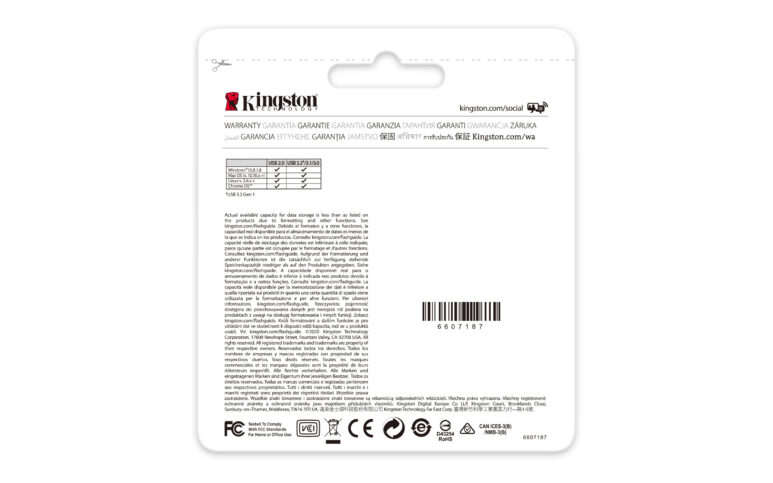 Kingston Technology DataTraveler 128GB USB3.2 Gen1 Exodia M (Negro + Rojo)
