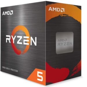AMD RYZEN 5 5500, 6 núcleos, Socket AM4, Incluye Ventilador, Se requiere una tarjeta gráfica independiente.