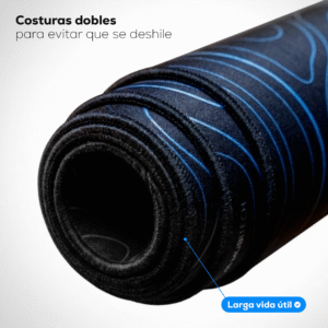 Blue Topographic Mouse Control Pad Mubitech 80x30cm - Imagen 4
