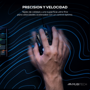 Blue Topographic Mouse Control Pad Mubitech 80x30cm - Imagen 5