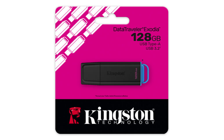Kingston Technology DataTraveler 128GB Portátil USB 3.2 Gen 1 Exodia Negro + Azul