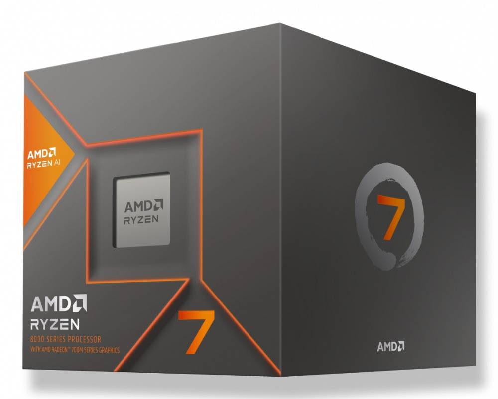 AMD RYZEN 7 8700G, 8 núcleos, 24 Mb cache Socket AM5, Incluye Disipador, incluye tarjeta grafica