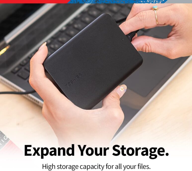 Disco Duro Toshiba Canvio Basics 1TB HDTB510XK3AA, Color Negro
