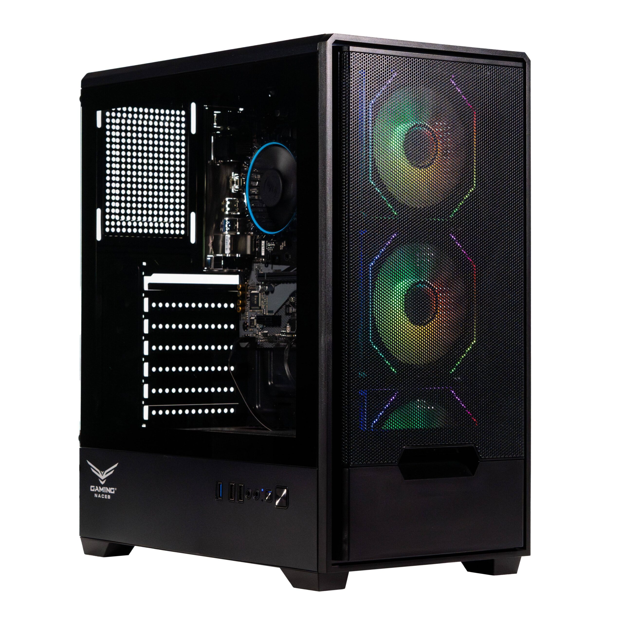 Gabinete NACEB GAMER ATX STELLA NEGRO NA-0658N