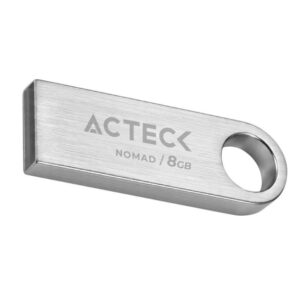Memoria USB Nomad Metal MUF-8000 ACTECK Memoria USB 8GB, 2.0, Velocidad de Lectura 25 MB/s, Velocidad de Escritura 5MB/s