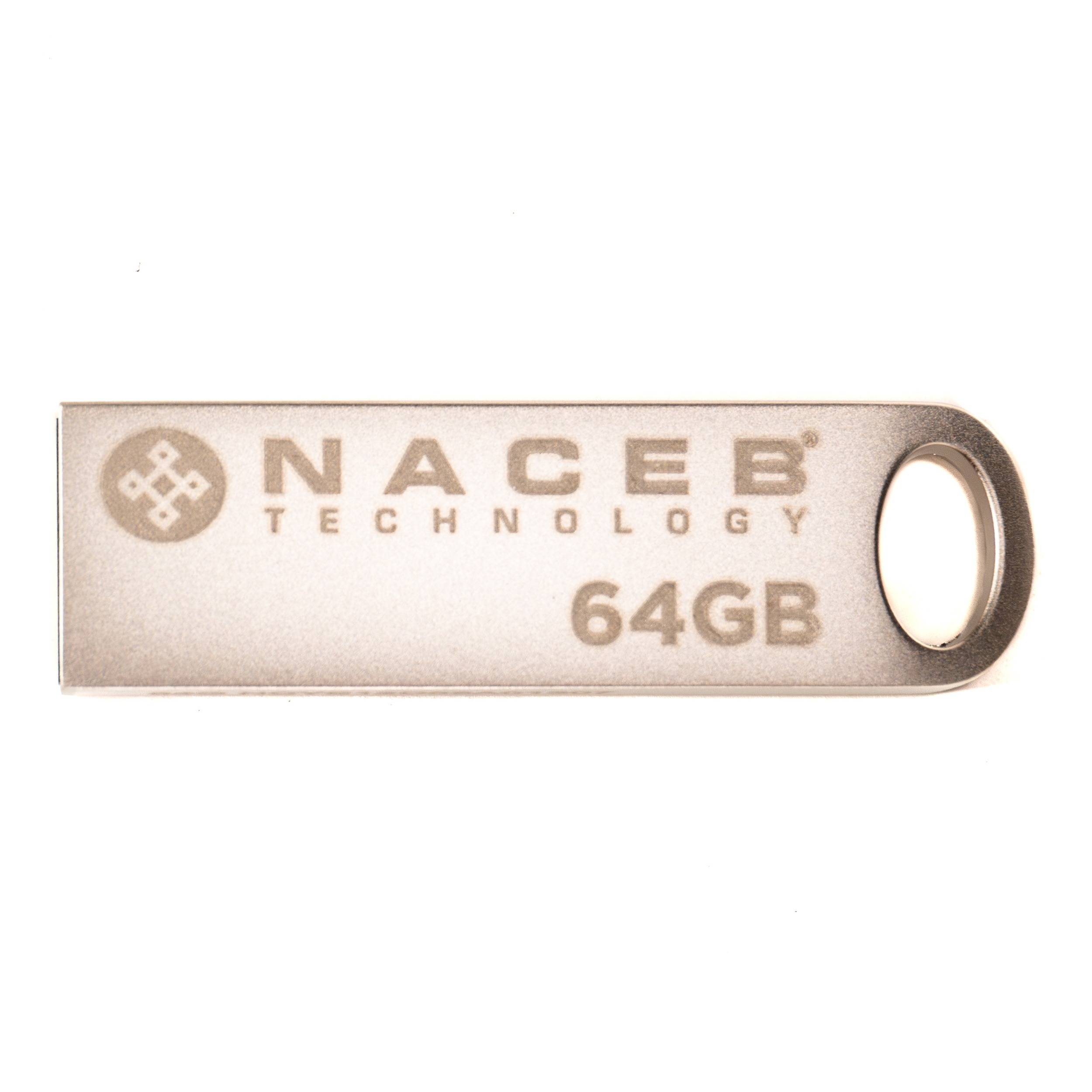 MEMORIA NACEB CAPACIDAD 64 GB USB INTERFAZ USB A 2.0