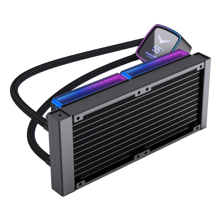 NACEB ENFRIAMIENTO LIQUIDO BOREAL 240MM PANTALLA DIGITAL ARGB NEGRO NA-0655N