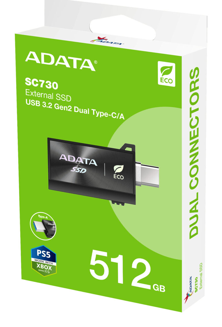 ADATA SC730 512 GB USB Tipo C 3.2 Gen 2 (3.1 Gen 2) Negro