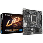 GIGABYTE B760M K V2 DDR4 placa base Intel B760 Express LGA 1700 micro ATX