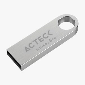 Memoria USB Nomad Metal MUF-8000 ACTECK Memoria USB 8GB, 2.0, Velocidad de Lectura 25 MB/s, Velocidad de Escritura 5MB/s