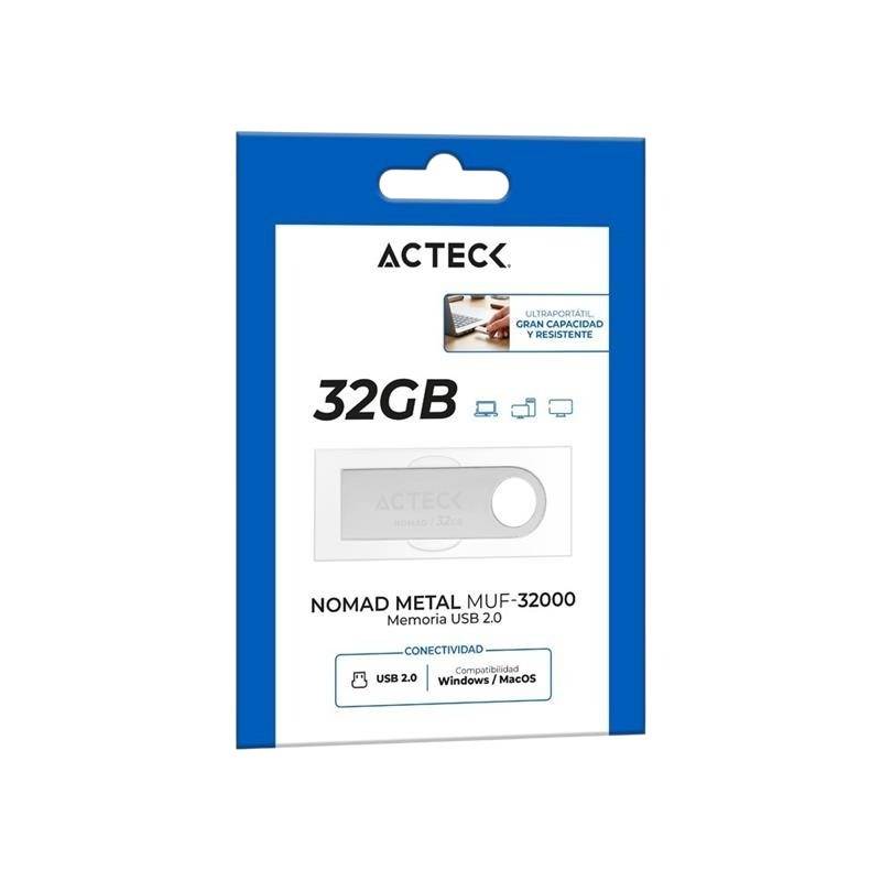 Memoria USB Nomad Metal MUF-3200 ACTECK Memoria USB 32GB