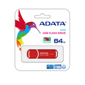 ADATA 64GB DashDrive UV150 unidad flash USB USB tipo A 3.2 Gen 1 (3.1 Gen 1) Rojo