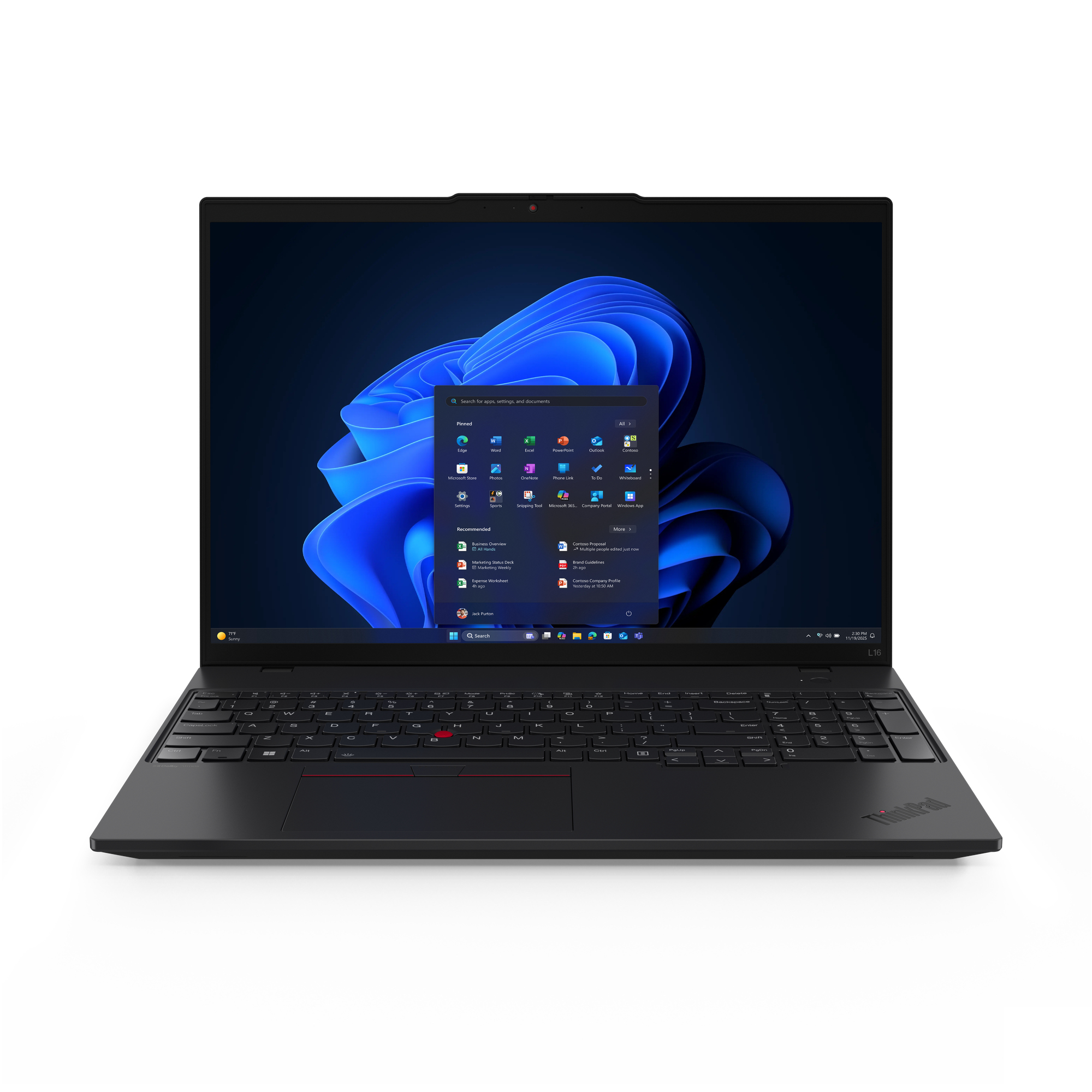 Laptop Lenovo ThinkPad L16 G2 AMD Ryzen 5 PRO 215, 32GB, 1TB, W11P, 3 años de garantia de Premier Support