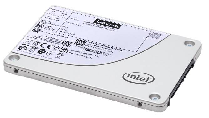 Disco Duro Lenovo (4XB7A17134) ThinkSystem 3.5 pulgadas S4620 480GB Mixed Use SATA 6Gb SS SSD, compatible con Servidores SR250 V2, con unidades de 3.5 pulg