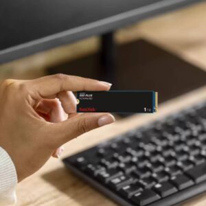 Unidad de Estado Solido SanDisk Plus NVMe, 1TB, M.2, 3200 MB/s Lectura, PCI Express 3.0