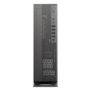 Gabinete Mini Torre Slim+F2120 ONEX GS455 ACTECK Factor Micro ATX- Mini ITX, Lector de tarjetas SD