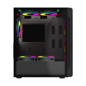 Gabinete Gamer Mini Torre ATX Dragonfly Crystal GM745 Azender Series