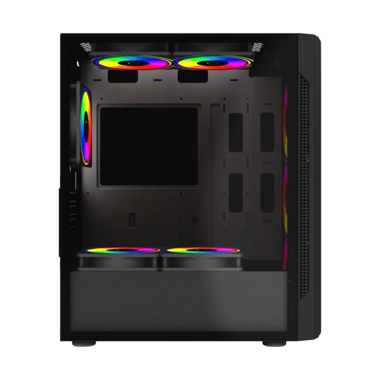 Gabinete Gamer Mini Torre ATX Dragonfly Crystal GM745 Azender Series