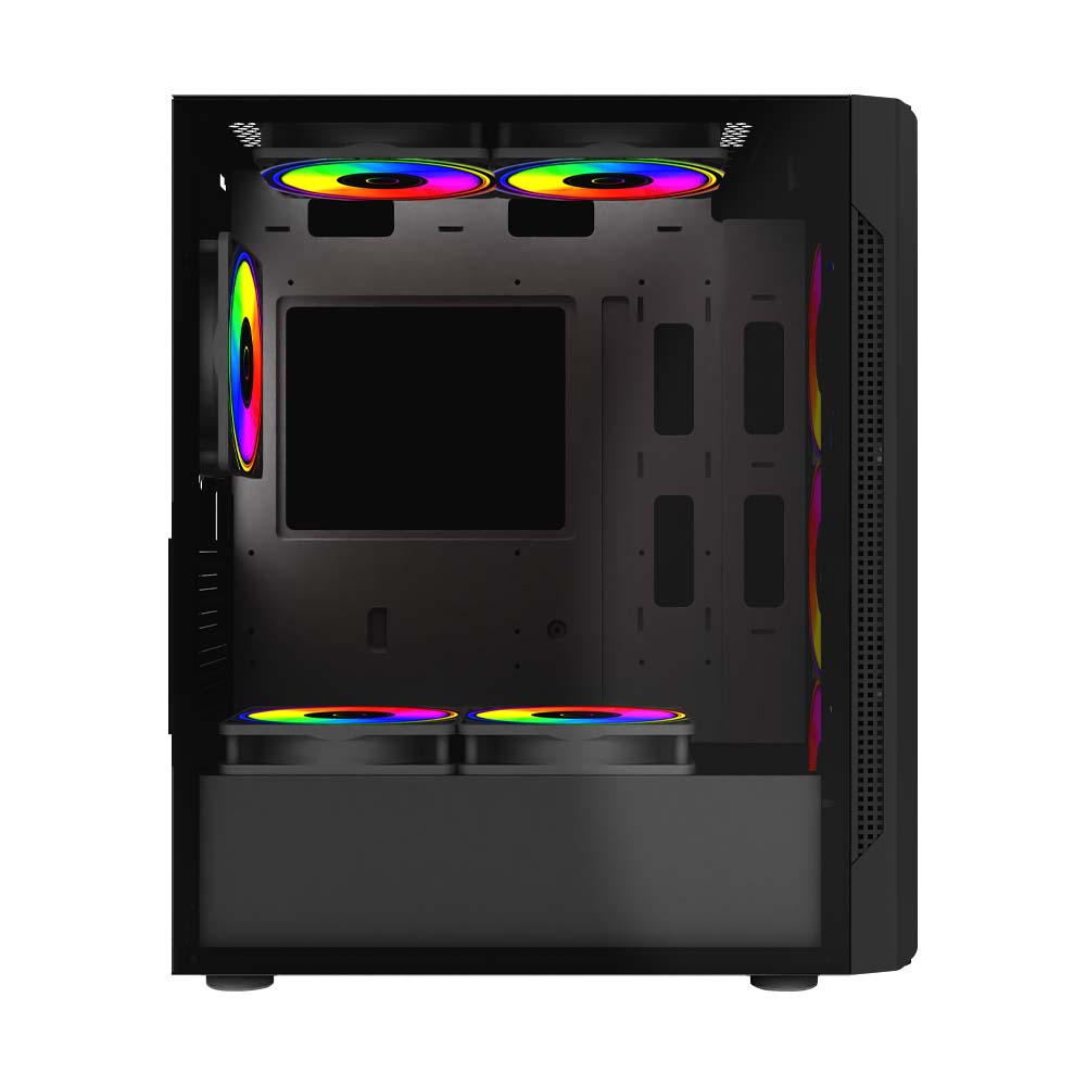 Gabinete Gamer Mini Torre ATX Dragonfly Crystal GM745 Azender Series
