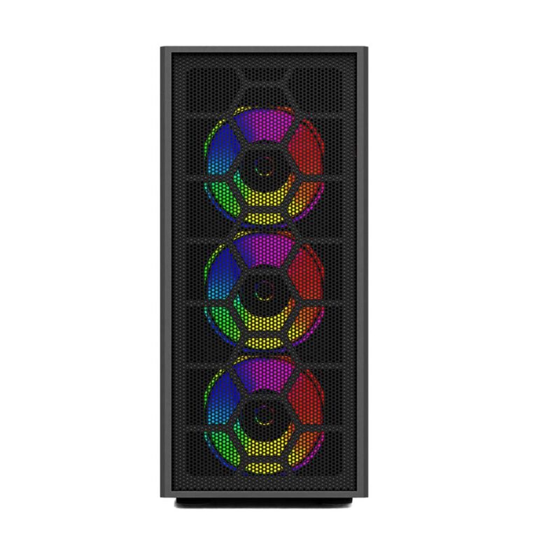 Gabinete Gamer Mini Torre ATX Dragonfly Mesh GM740 Azender Series