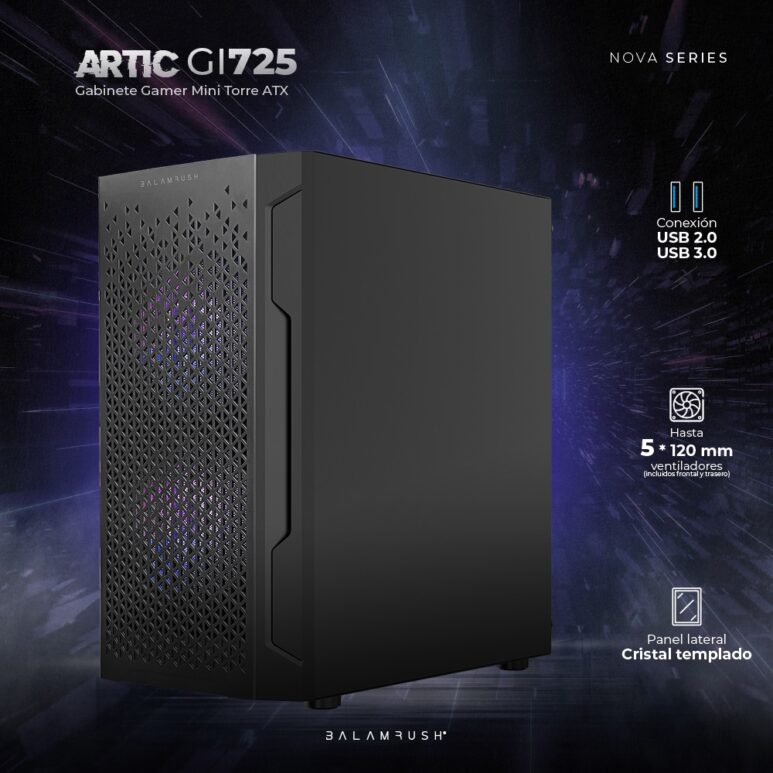 Gabinete Mini Torre Artic GI725 Legend Nova