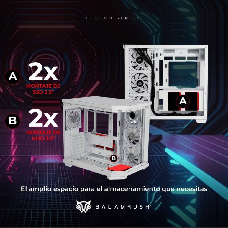 Gabinete Gamer Media Torre Tank Master 9600TB Legend Series