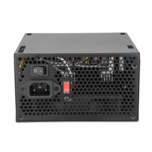 GETTTECH FUENTE DE PODER ATX 600W, VENTILADOR DE 120MM, MTBF 100,000 HORAS, EFICIENCIA ENERGETICA, NEGRO, MOD. GFS-60020