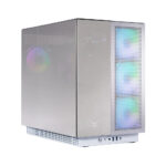 NACEB GABINETE GAMER Full ATX, ATX, MITX, IT ALUMINIO Y CRISTAL TEMPLADO 3 Frontales, 1 Posterior ARGB USB 3.0 x2, USB C x1 HD Audio / Micrófono x1 NA-0640