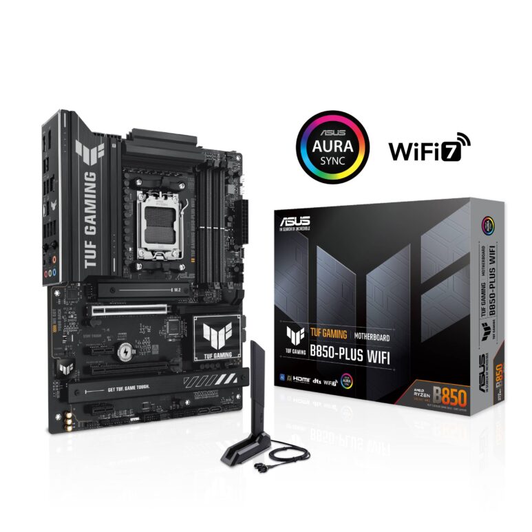 MB ASUS TUF GAMING B850-PLUS WIFI, AMD Socket AM5, ATX, 192GB, DDR5, HDMI/DP
