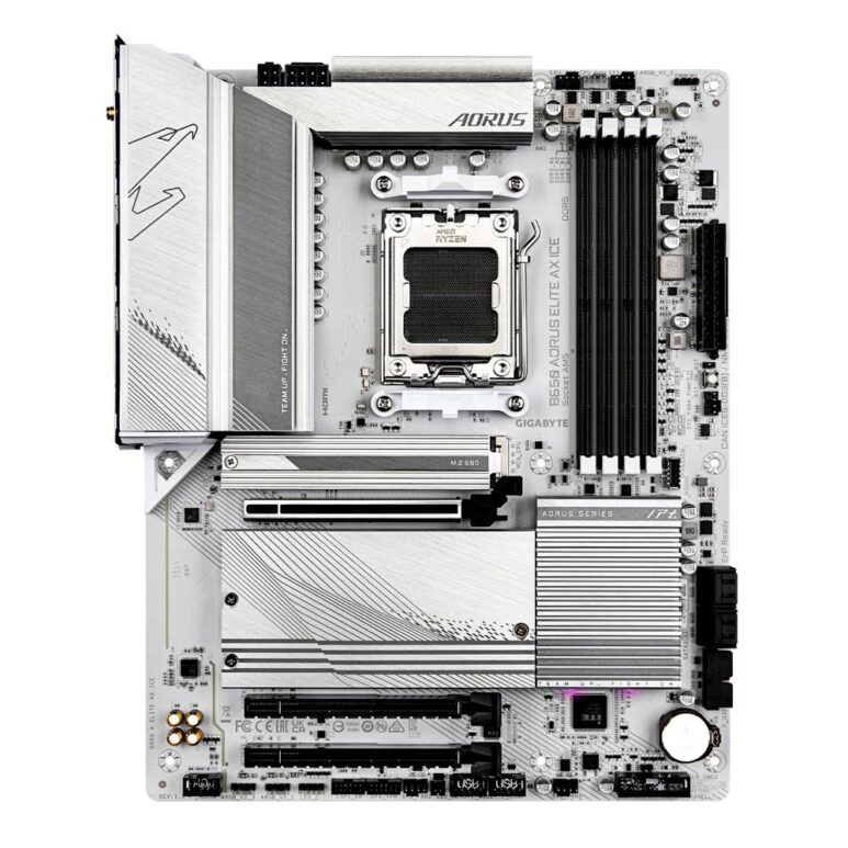 Tarjeta Madre Gigabyte ATX B650 AORUS ELITE AX ICE, SAM5, AMD B650, HDMI, 192GB DDR5 para AMD