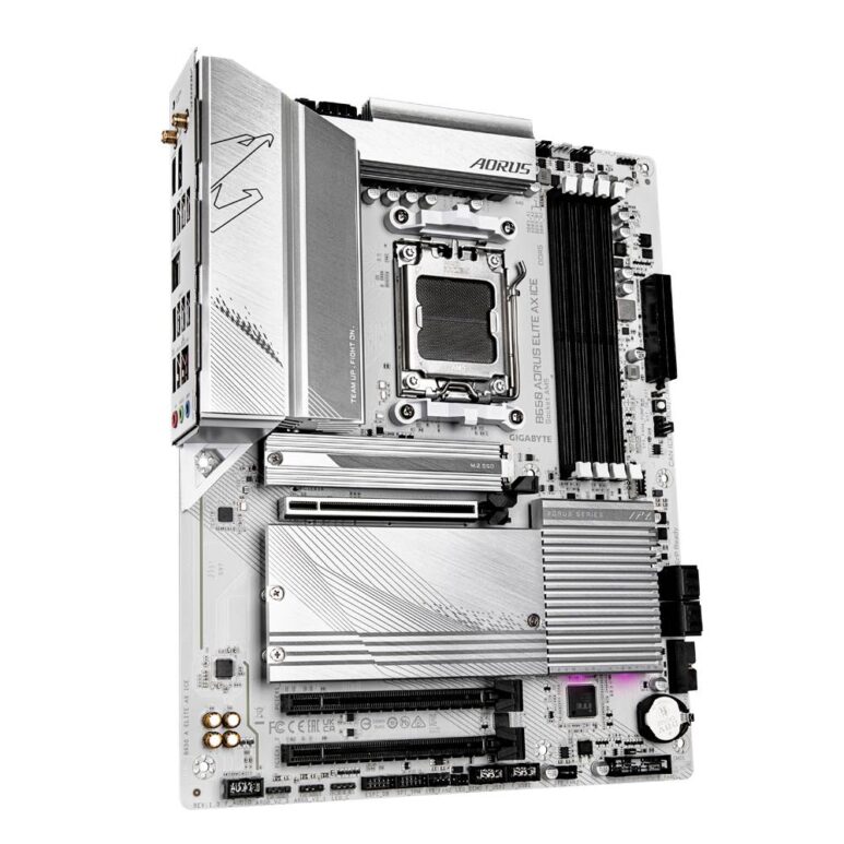 Tarjeta Madre Gigabyte ATX B650 AORUS ELITE AX ICE, SAM5, AMD B650, HDMI, 192GB DDR5 para AMD