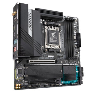 Motherboard GIGABYTE B650M AORUS ELITE AX Procesador AMD Socket AM5, support for: AMD Ryzen
