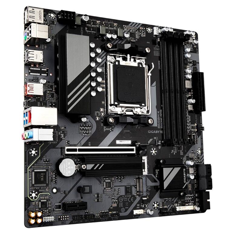 TARJETA MADRE GIGABYTE MICRO ATX, B650M K, DDR5. 256 GB, AM5, PARA AMD