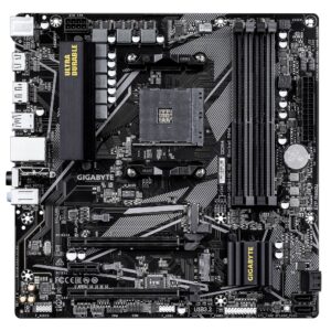 TARJETA MADRE GIGABYTE ATX B550M DS3H AC R2 DDR4, AM4, 32 GB, PARA AMD