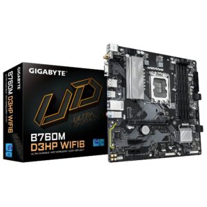 TARJETA MADRE GIGABYTE ATX B760M D3HP WIFI6 DDR5, S-1700, 48 GB, PARA INTEL