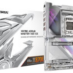 TARJETA MADRE GIGABYTE ATX X870E A MASTER X ICE, DDR5, AM5, 256 GB, PARA AMD