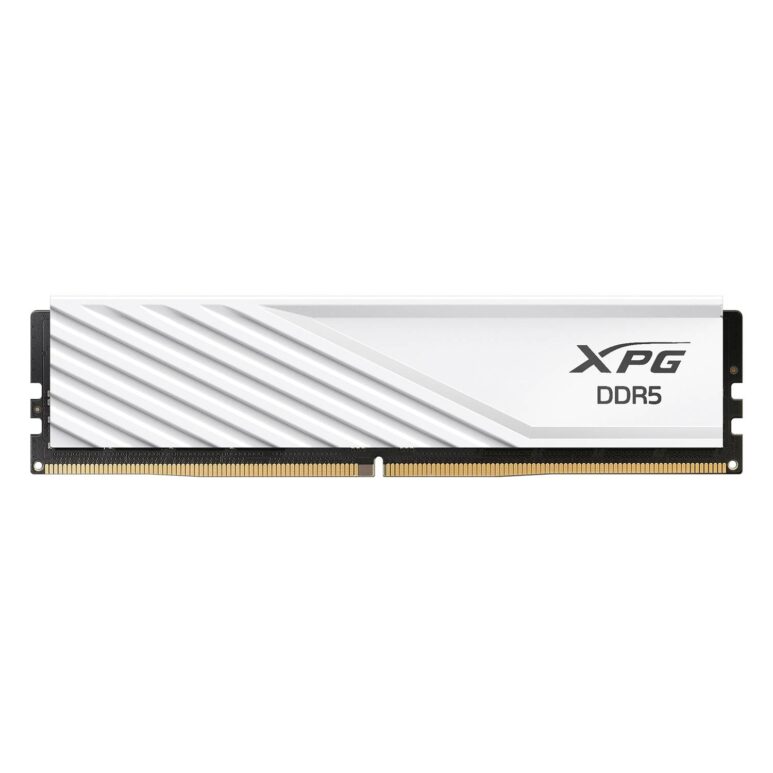 Memoria RAM ADATA XPG LANCER BLADE, DDR5 16GB UDIMM 5600MT/s. Disipador aluminio BLANCO. AX5U5600C4616G-SLABWH