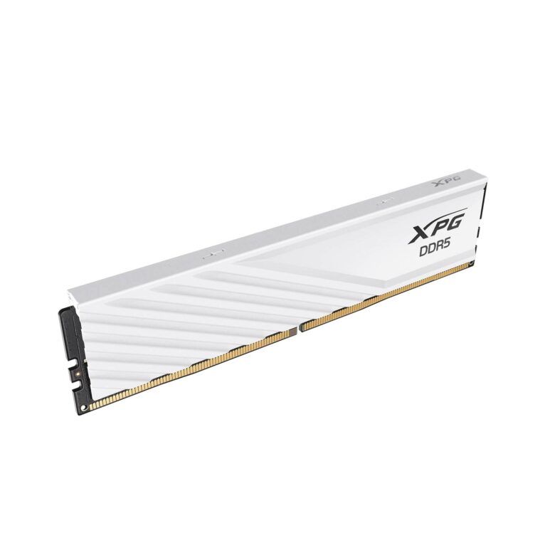 Memoria RAM ADATA XPG LANCER BLADE, DDR5 16GB UDIMM 5600MT/s. Disipador aluminio BLANCO. AX5U5600C4616G-SLABWH